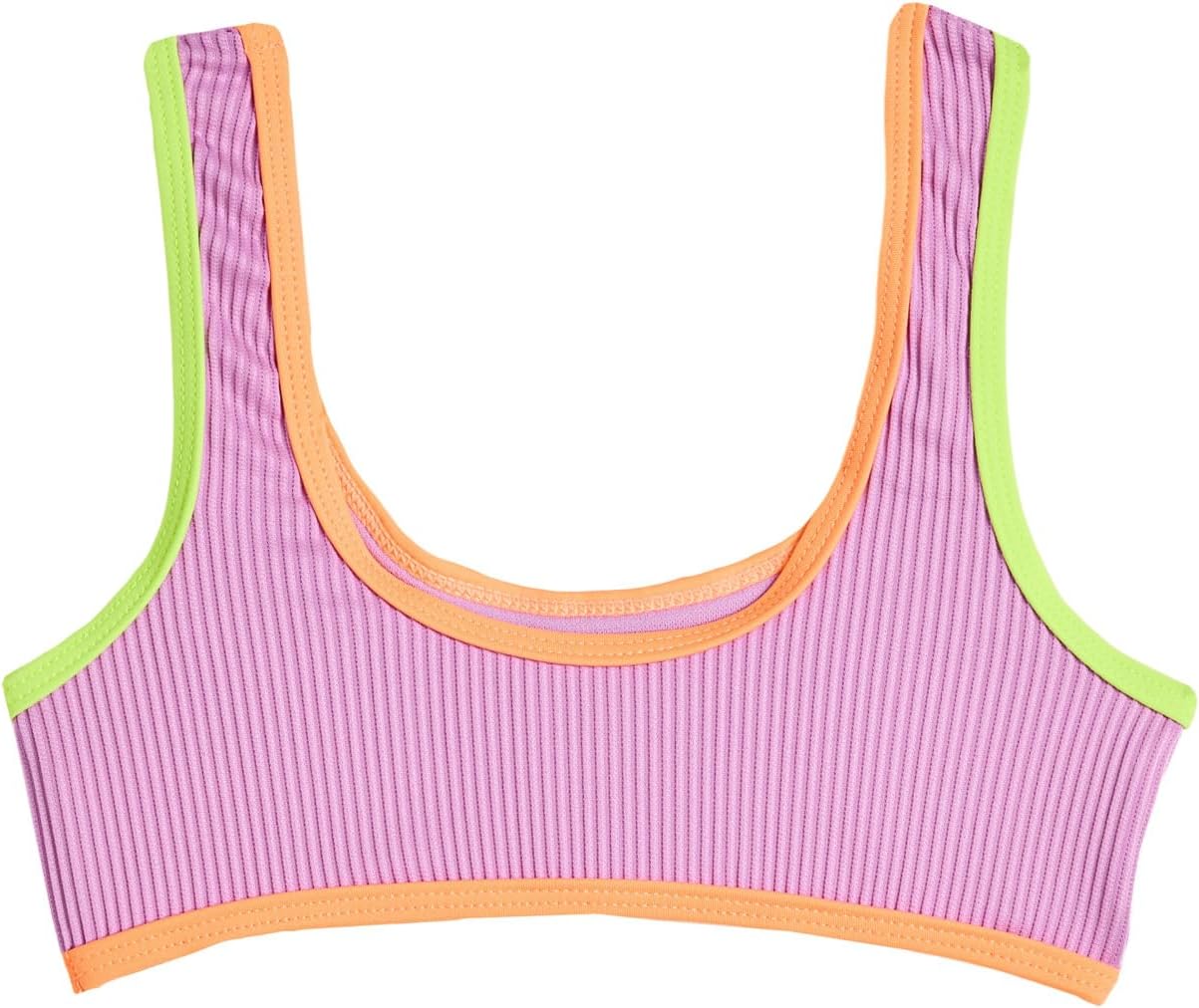 Snapper Rock Girls' Vacay Pop Recycled Crop Bikini (Big Kid)