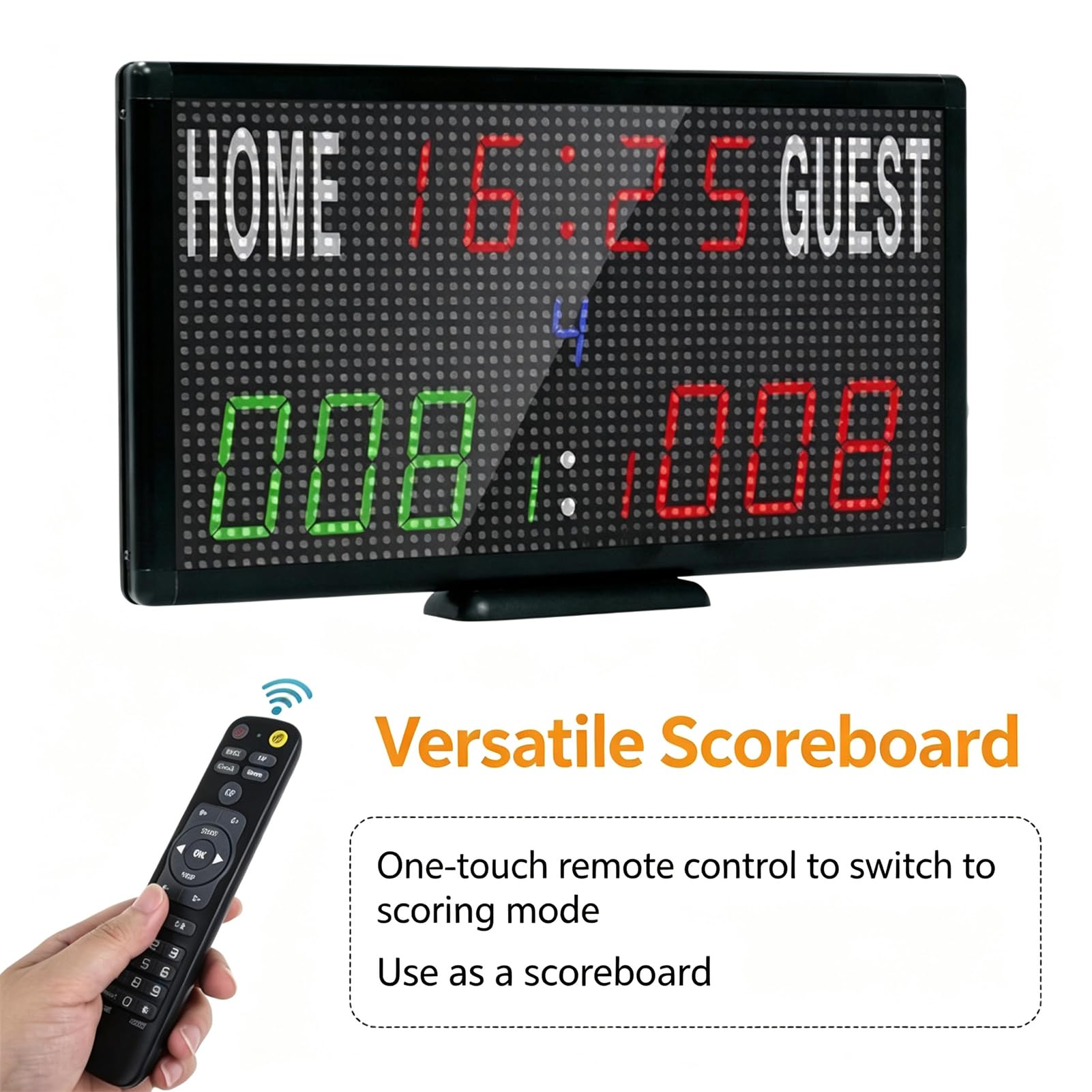 Señal LED Programable para Publicidad LED con Desplazamiento | Empresarial Pantalla personalizable, Tablero Mensajes Control Remoto para Bodas, Tiendas, Bares, Atractivo Visual Dinámico