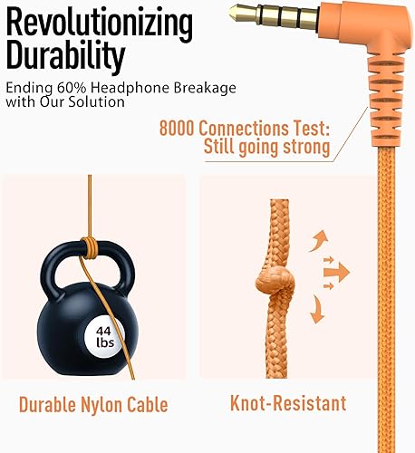 Miniatura 3 de AILIHEN HD850 - Auriculares de aula a granel para niños, estudiantes K-12, auriculares con cable escolar con micrófono y volumen limitado de 85 dB,