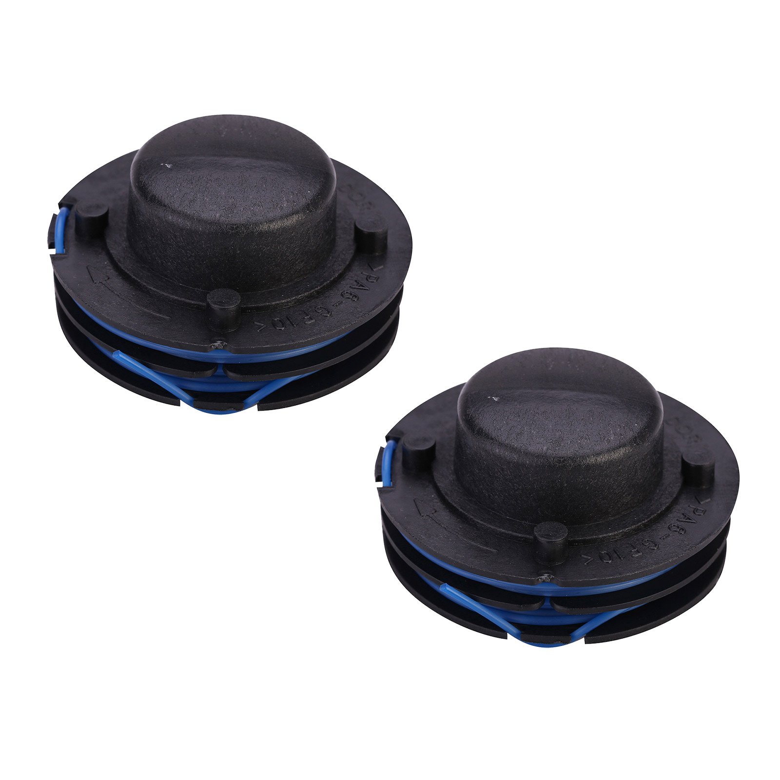 First4spares Premium Replacement Double Feed Spools and Line for Most Qualcast, Challenge, Champion, Landxcape, Gardenline, Macallister & Worx Grass Trimmers - Twin Pack