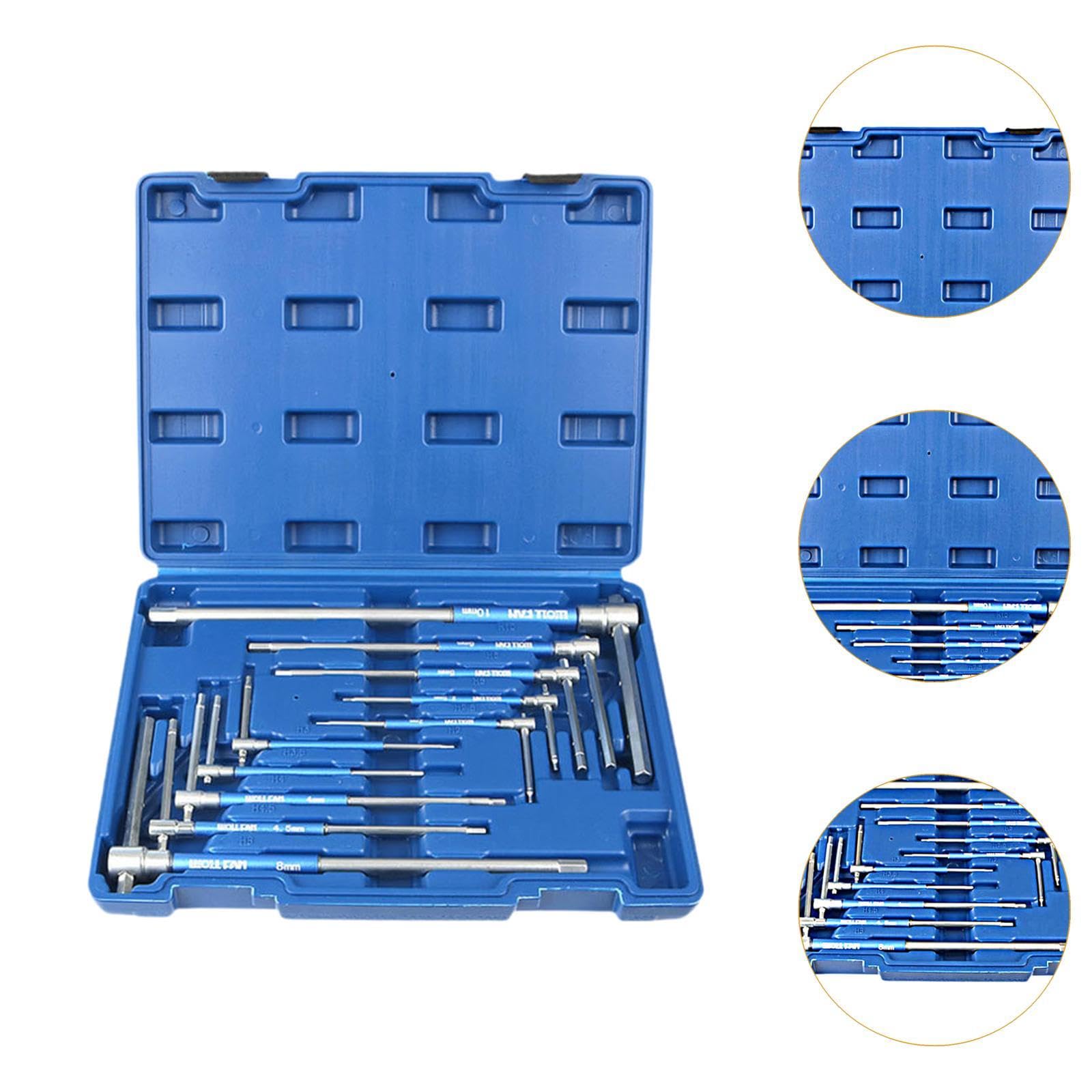 Llave Allen T Antideslizante 10 Piezas