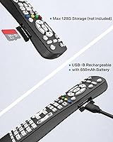 Vista 3 de HD 1080P Hidden Camera TV Remote Spy Camera 2 in 1 Use WiFi Cameras with Video and Motion Detection for Indoor Home Security Wireless Nanny Cam