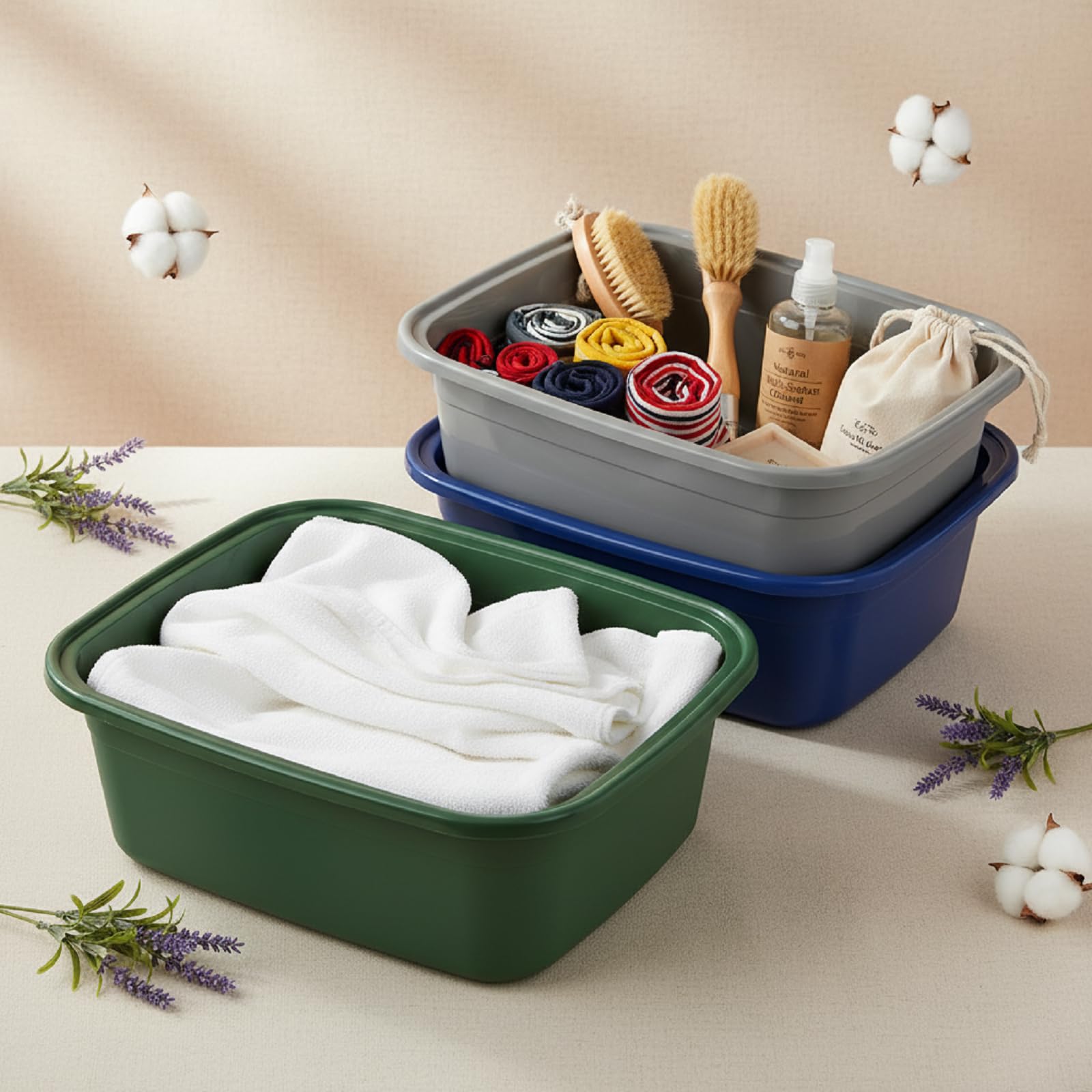 Ggbin 18 Quart - Juego de 3 sartenes