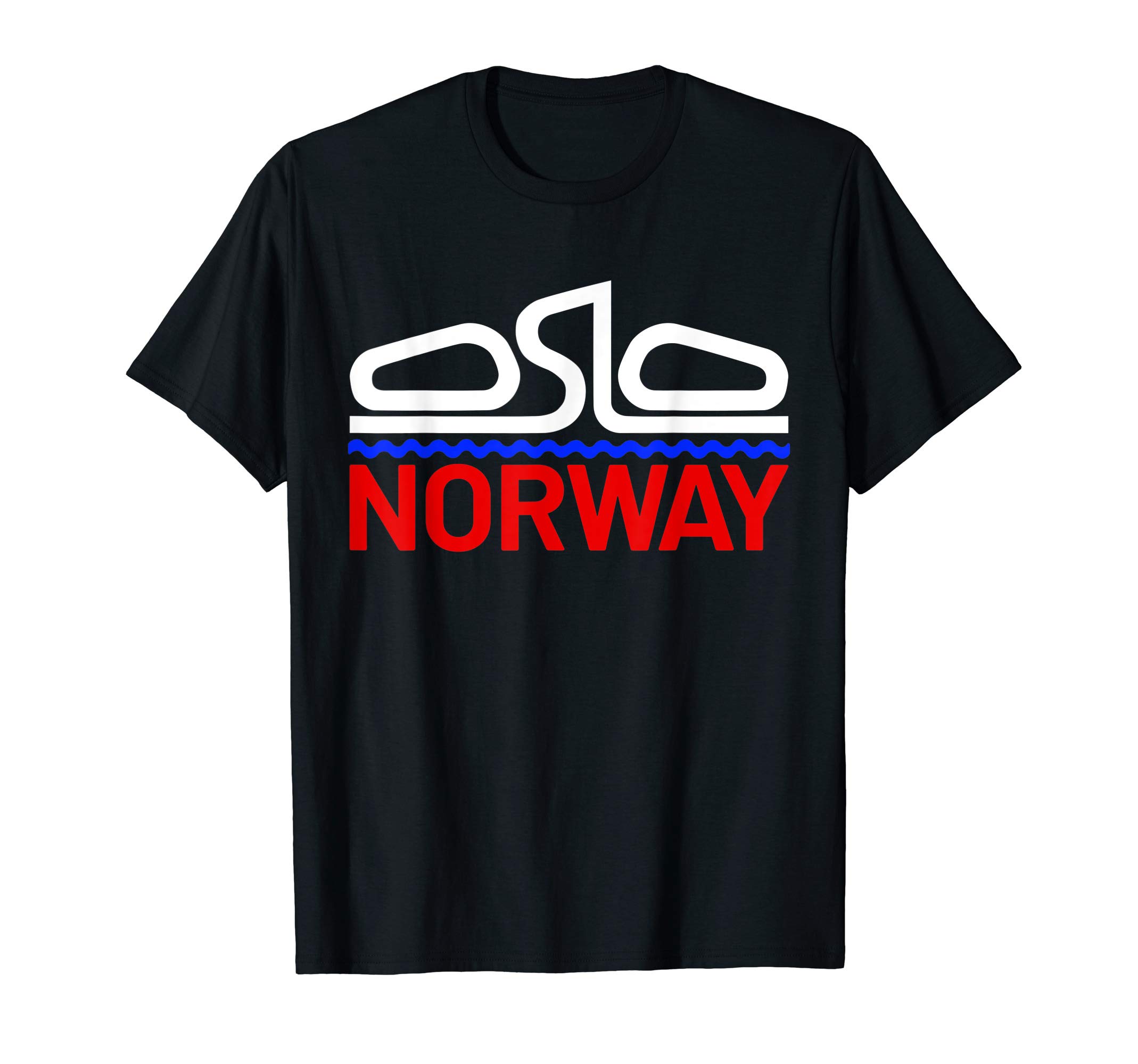 Oslo Norway T-shirt Funny Typography City Souvenir Gift