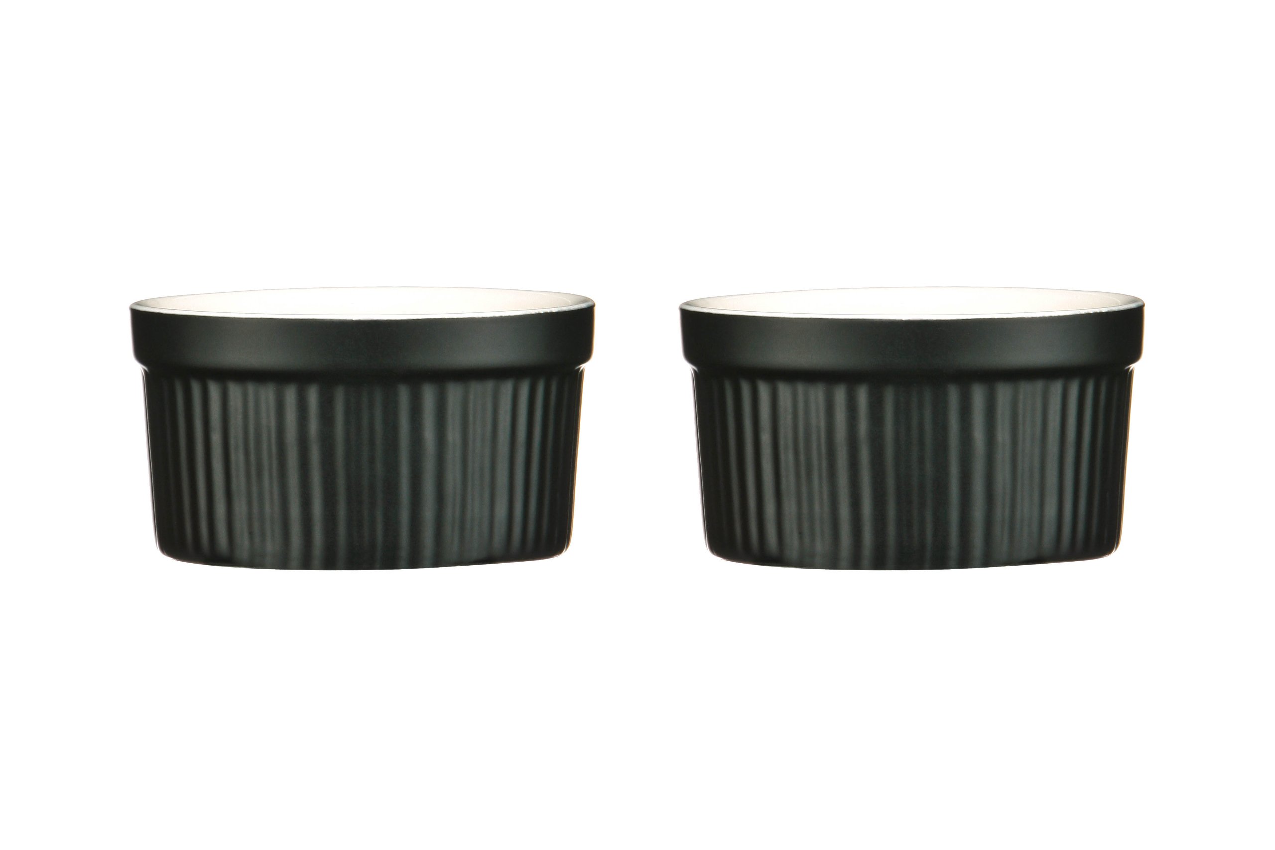 Premier Black Housewares Ovenlove Ramekins - Matt Set Of 2