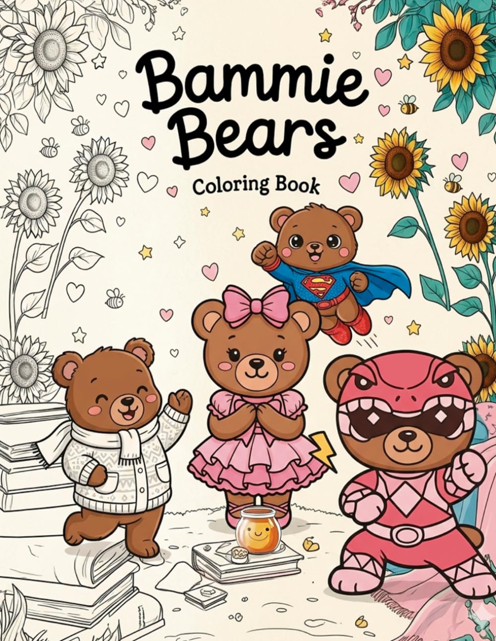 Bammie Bears (Ursos Bammie): 35 ilustrações adoráveis de ursos para crianças (35 adorable bear illustrations for kids)
