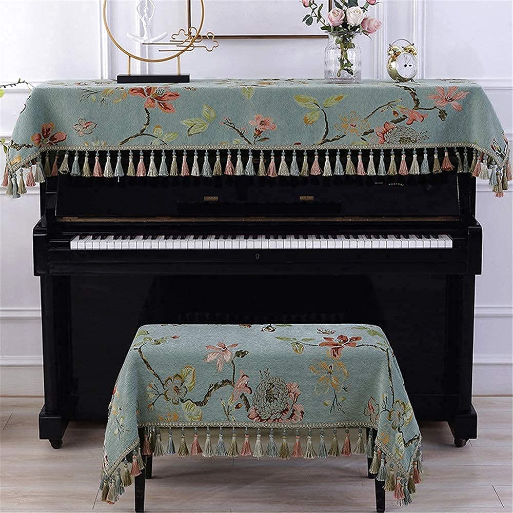 Pokrowiec na pianino, Piano Cover Electronic Fabric Embroidery Universal 90x220cm