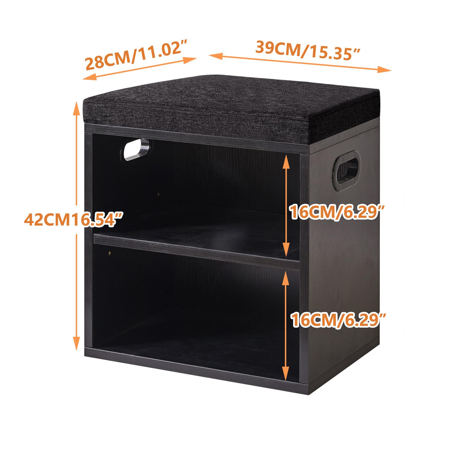 Amazon.com: YMYNY Shoe Storage Bench with Cushion, 2 Tier