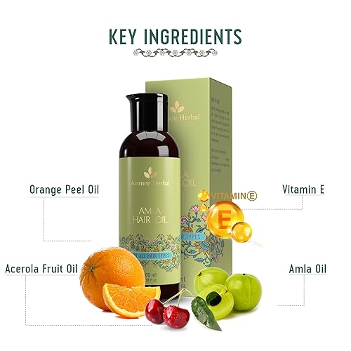 Miniatura 2 de AVIMEE HERBAL Amla Hair Oil | Para cabello largo y fuerte | Con vitamina E y aceite de semilla Amla | Sin aceite mineral | 3.4 fl oz