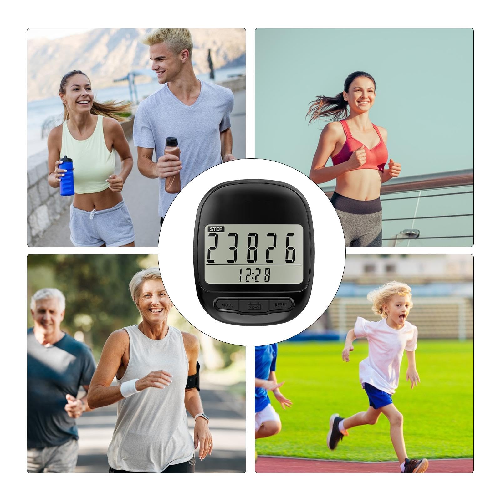 Podomètre Multifonction – Compteur De Pas Précis Pour La Randonnée Et Le Sport Quotidien