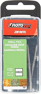 Roto Zip TC4 1/8-Inch Tile-Cutting Carbide Zip Bits, 4-Pack, Silver
