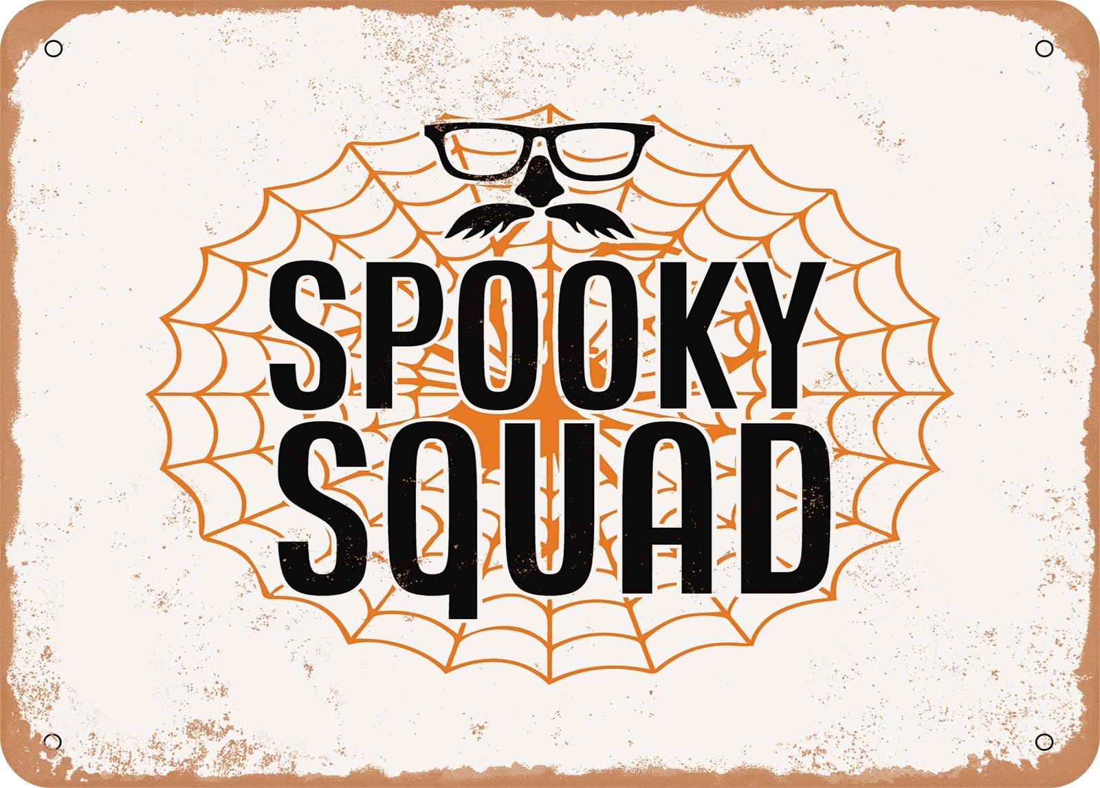 Miaomansenstore Metal Sign - Spooky Squad - 5 - Vintage Look Sign Home Decor