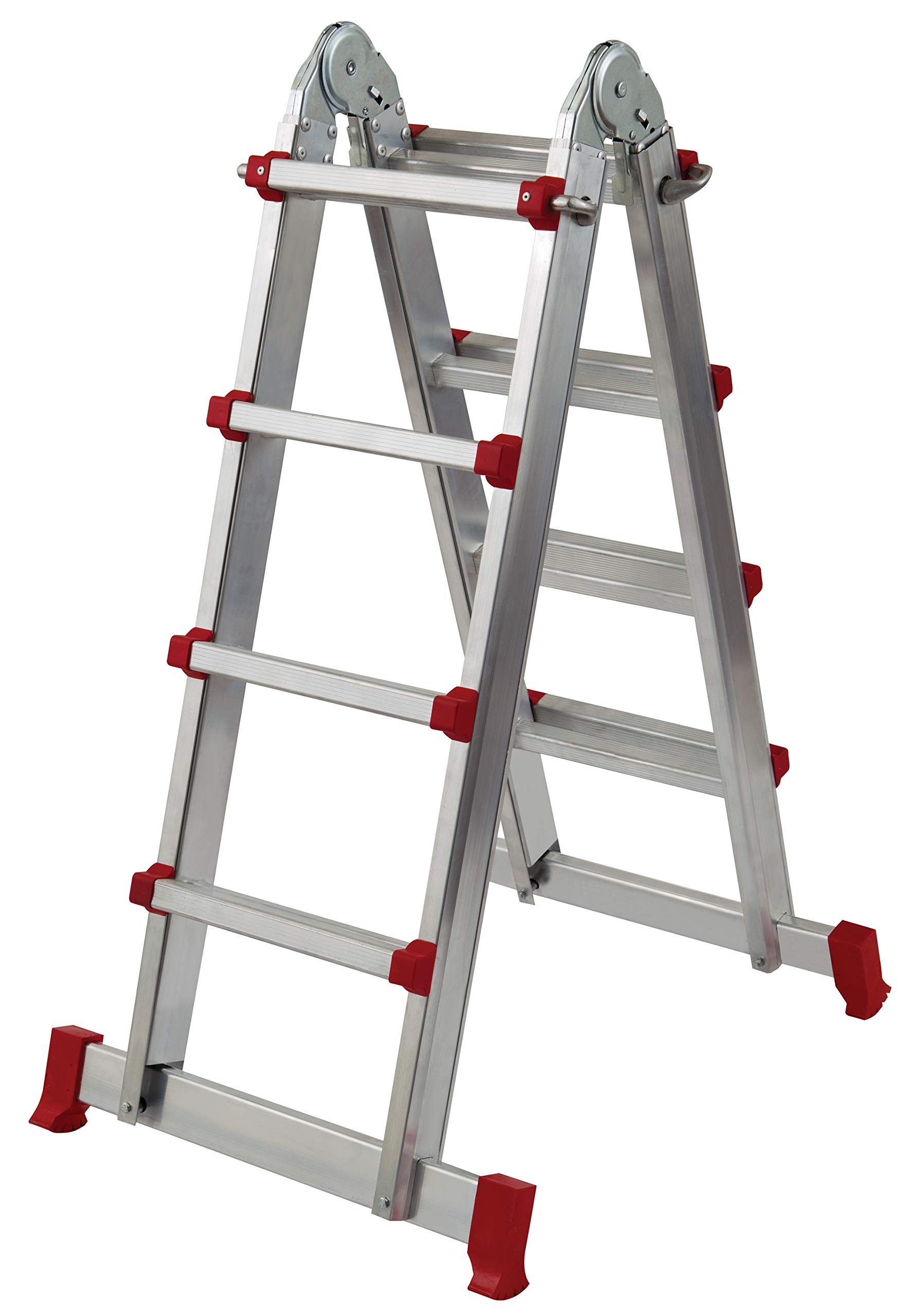 Homelux 825039 drabina uniwersalna, aluminium, 3 + 4 stopnie, 8,5 kg
