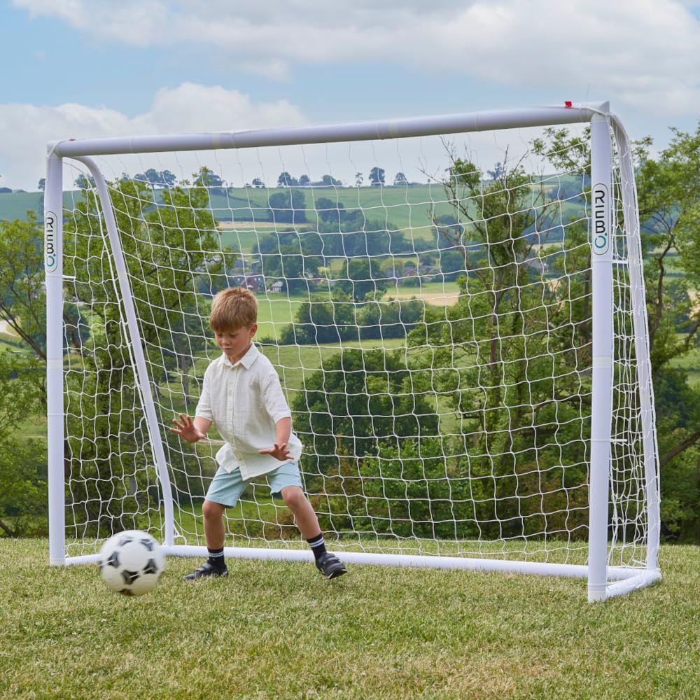 Rebo Portable Pvc Locking Football Goal With Nylon Net8Ft X 6Ft