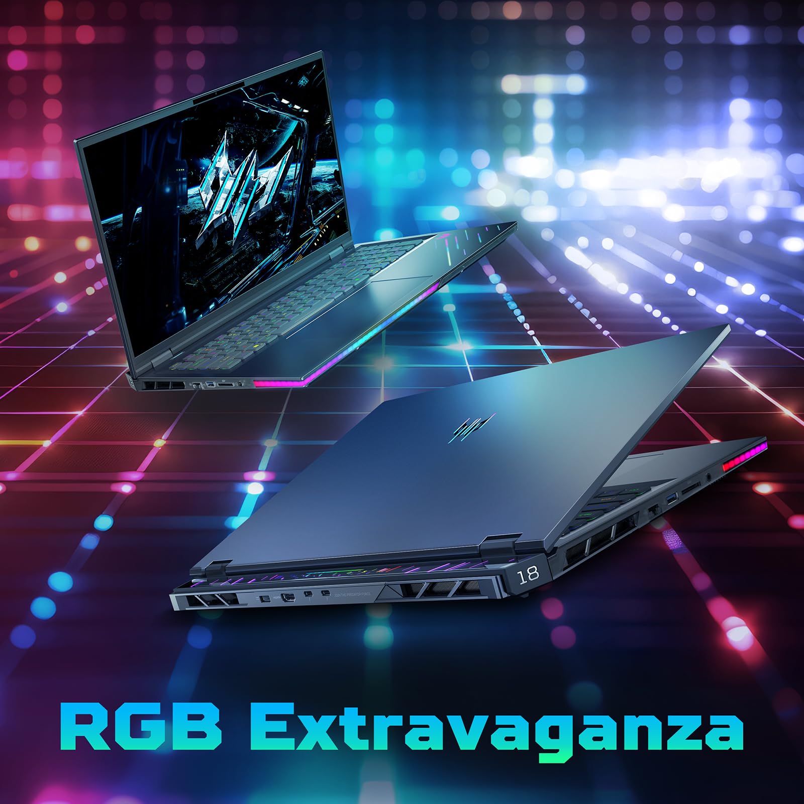 Acer Predator Helios 18 AI PH18-73-901R Notebook Gaming | NVIDIA GeForce RTX 5080 16 GB GDDR7, Intel Core Ultra 9 275HX, RAM 32 GB, 2 TB SSD, Display 18" WQXGA IPS 250 Hz Mini LED