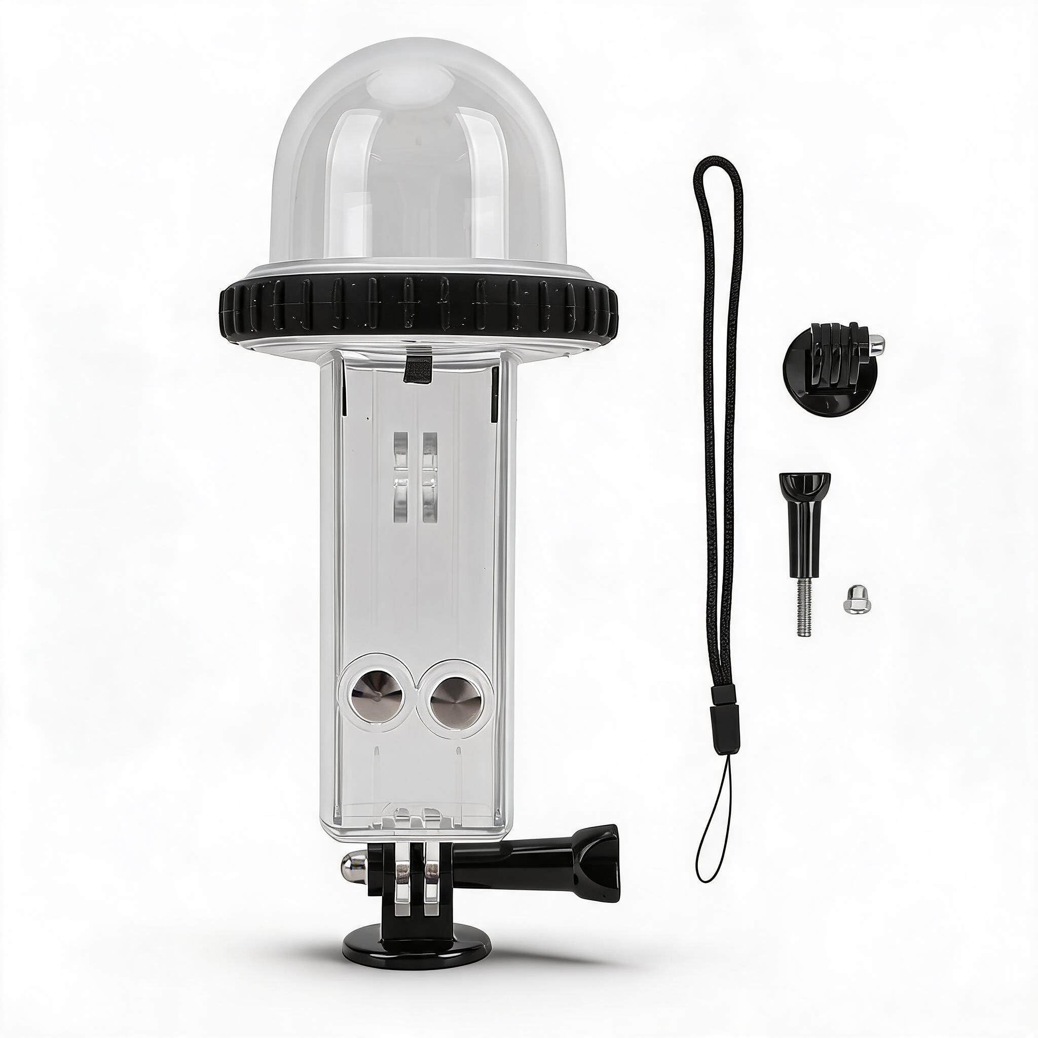 Custodia Subacquea per 3 - Custodia Subacquea Impermeabile per Fotocamera da 40 M/131 Piedi, Custodia Protettiva Subacquea per Immersione con Accessori per