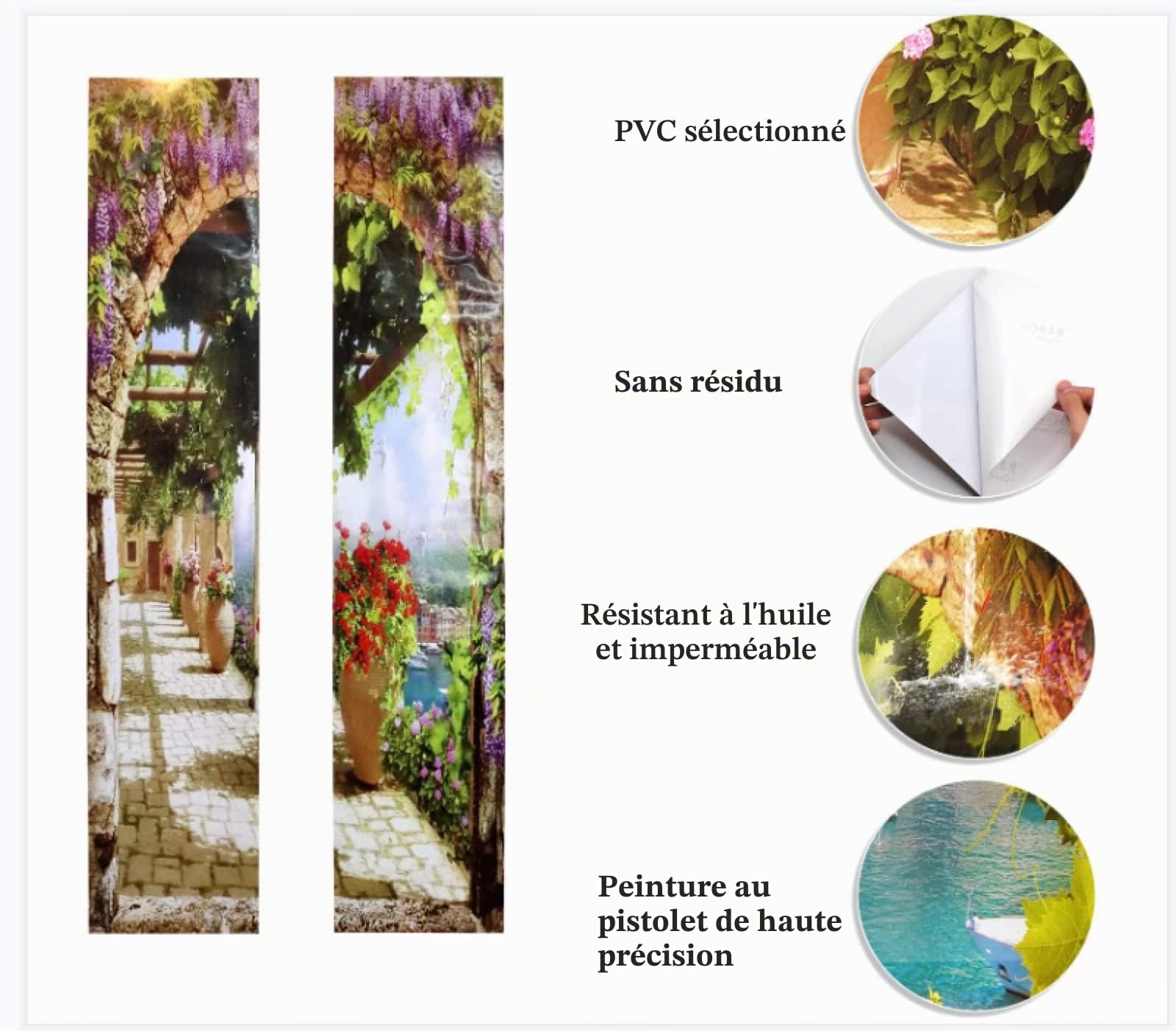 Papier Peint Adhésif 3D Forêt Verte N6394 – Autocollant, Amovible, Déco Tendance