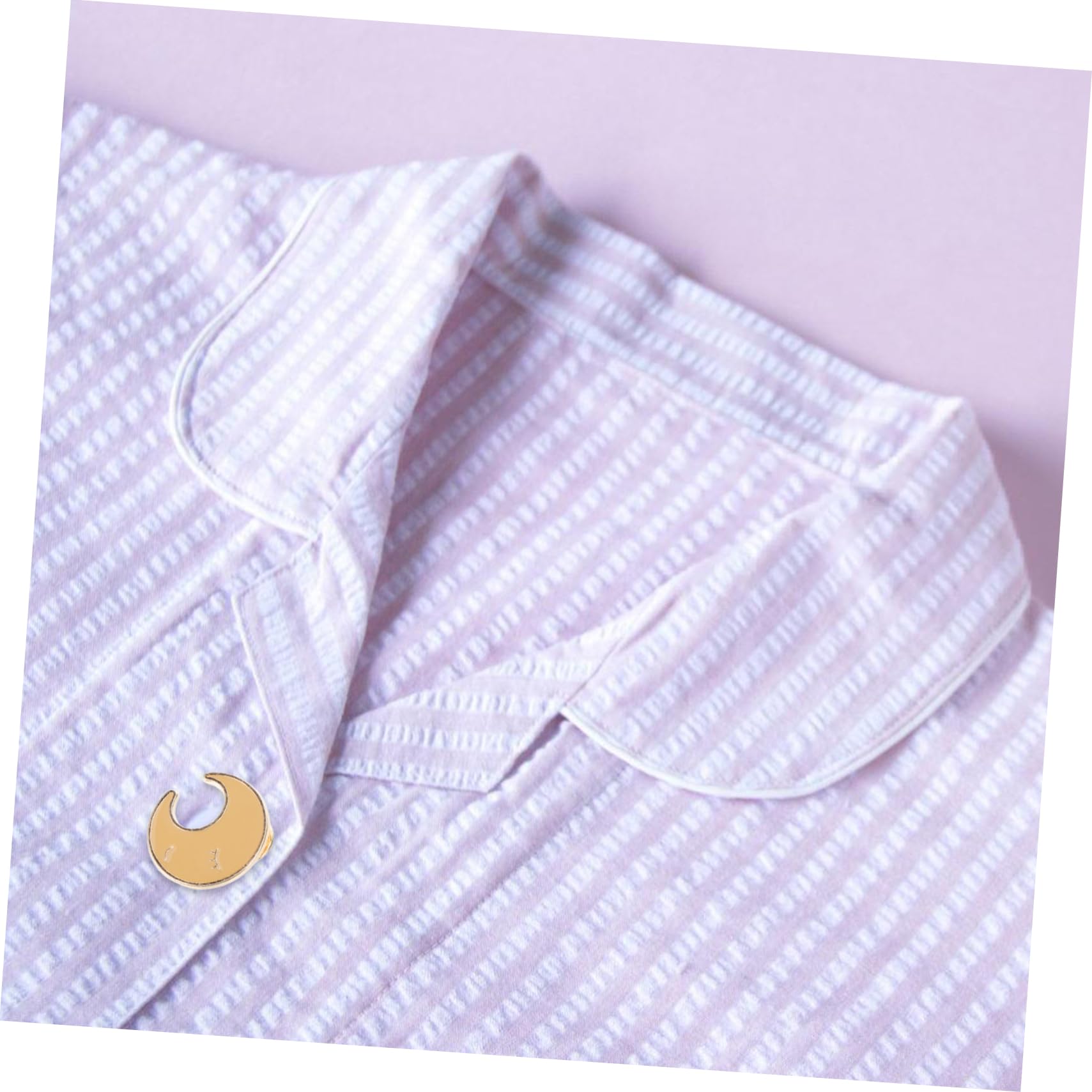 Spille con Retro Dorato, Smalto, fermacravatta, Luna, Stella, Metallo, Risvolto, Lega di Zinco Gialla