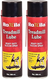 Sponsored Ad - Pure Silicone Treadmill Lubricant Spray 500ml | Heavy Duty Belt Lubricant | High Viscosity Silicone Oil | Reduces Noise & Friction | Extends Motor & Belt Life | All Treadmills (Pack of 2)