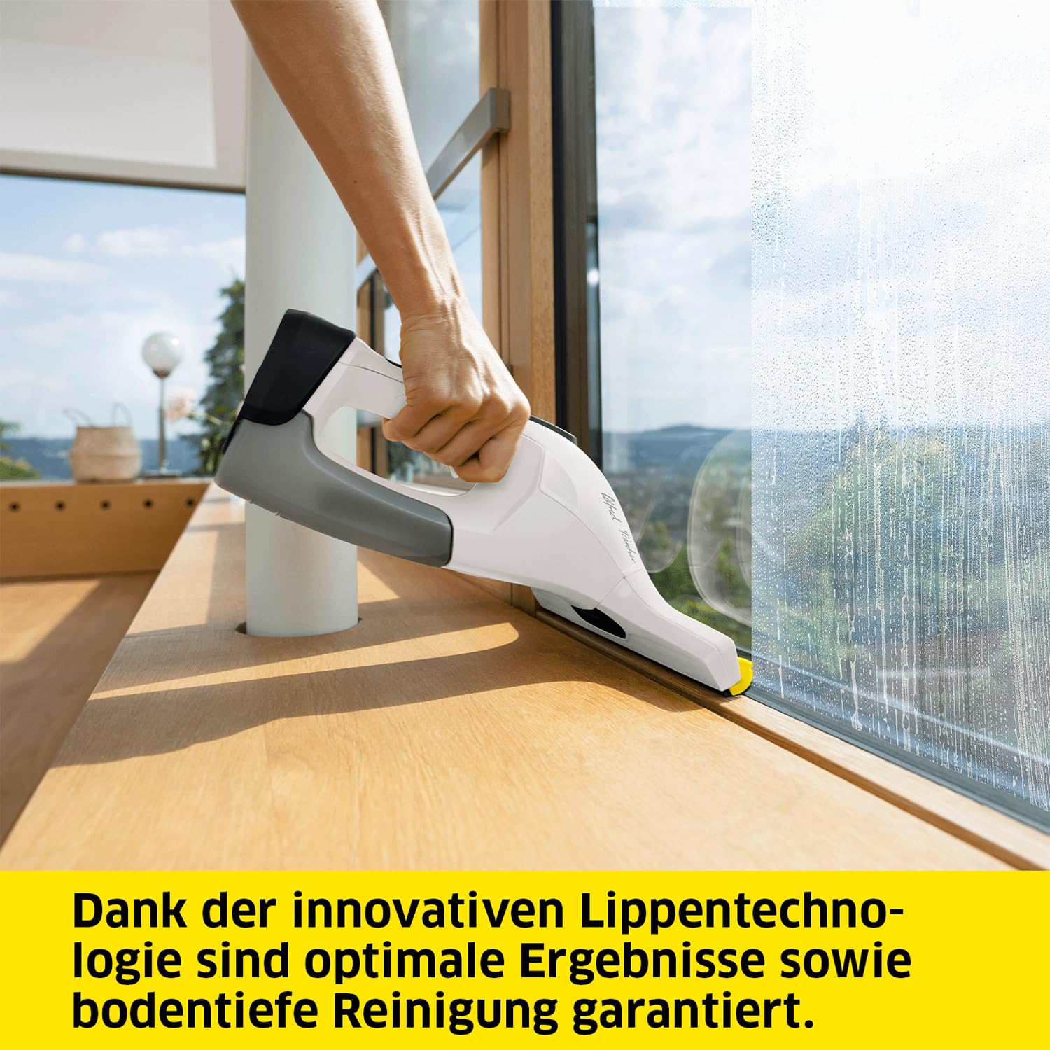 KÄRCHER Akku-Fenstersauger WV 7 Signature Line, 100 min, LED-Ladezustandsanzeige, 2 Düsen