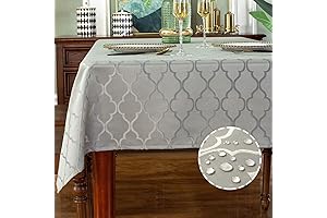 Water-Resistant Christmas Square Tablecloth for 4-Person Tables