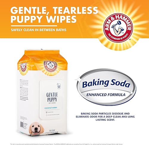 Miniatura 2 de Arm  Hammer Toallitas multiusos para mascotas toallitas de baño para perros toallitas de aseo para perros toallitas de viaje para mascotas toallitas