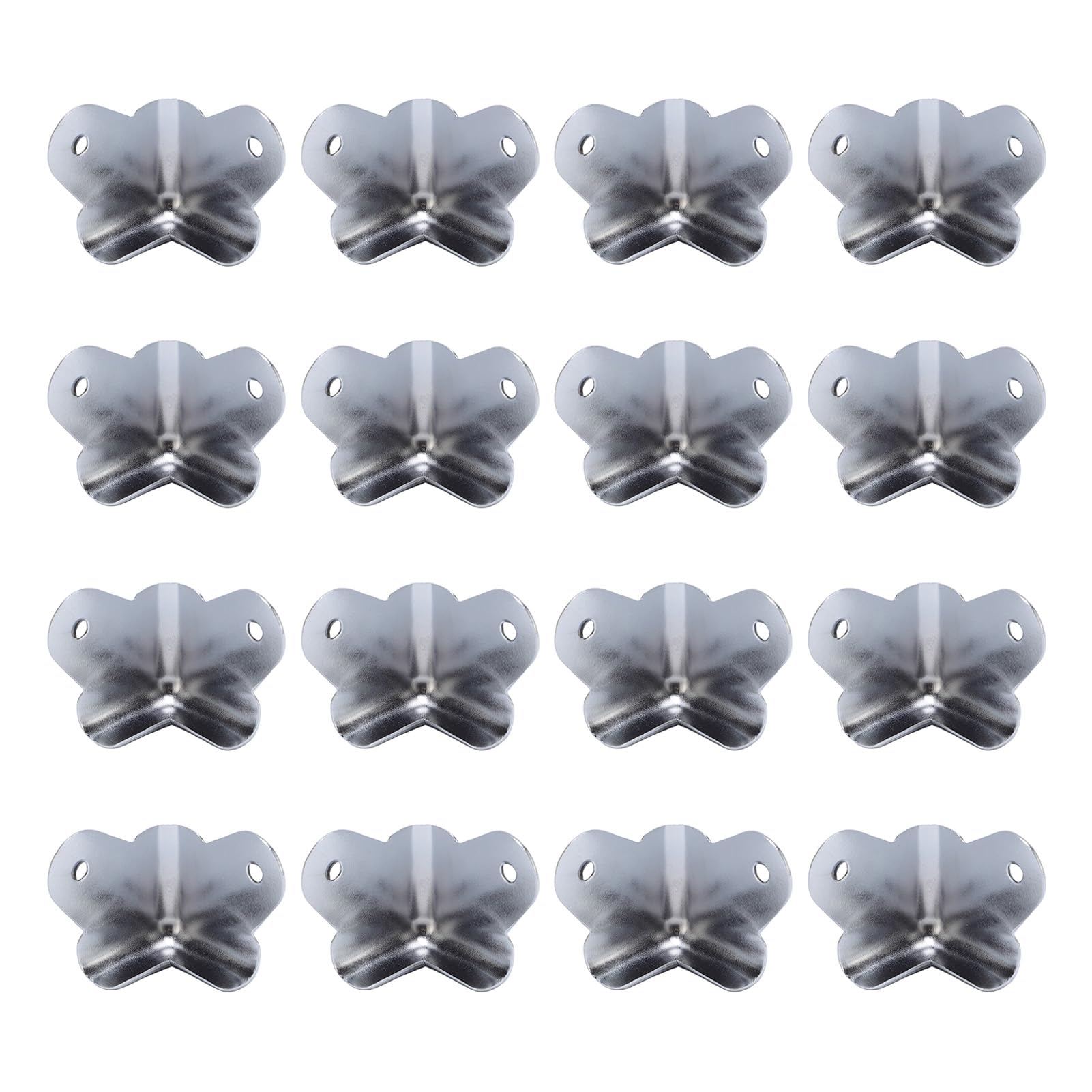 16pcs Angle Corner Protector, Speaker Cabinet Corners Protector Stackable Subwoofer Box Round Angle Edge Armor Guard for Cabinet Guitar Amplifier Stage Speaker