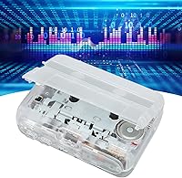 Vista 4 de Lazmin112 Reproductor de casete Bluetooth, reproductor de cinta de audio estéreo portátil con auriculares, función de marcha atrás automática