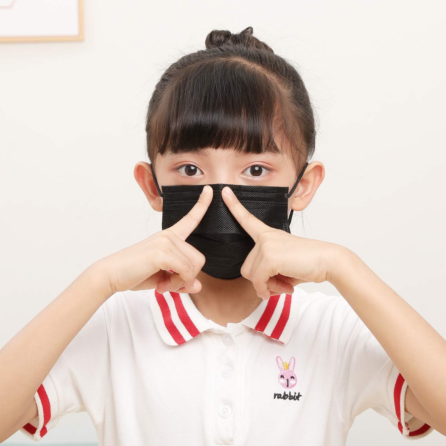 50Pcs Disposable Face Masks Individually Wrapped Breathable Facial Mask for Indoor Outdoor Daily Use
