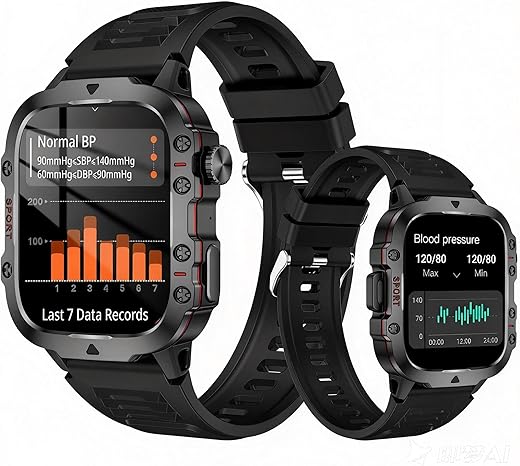 CEMASGE QX11 Smart Watch 1.96-inch Display, Black