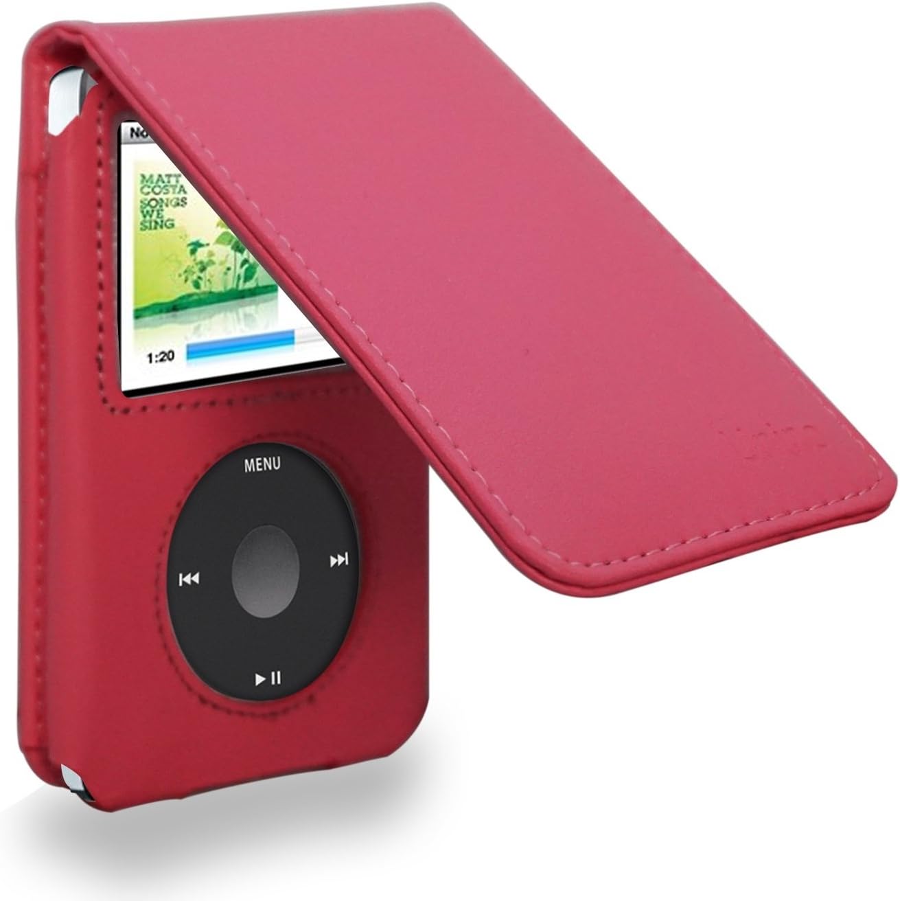 Ipod Classic Leather Flip Case 120/160 GB (Pink)