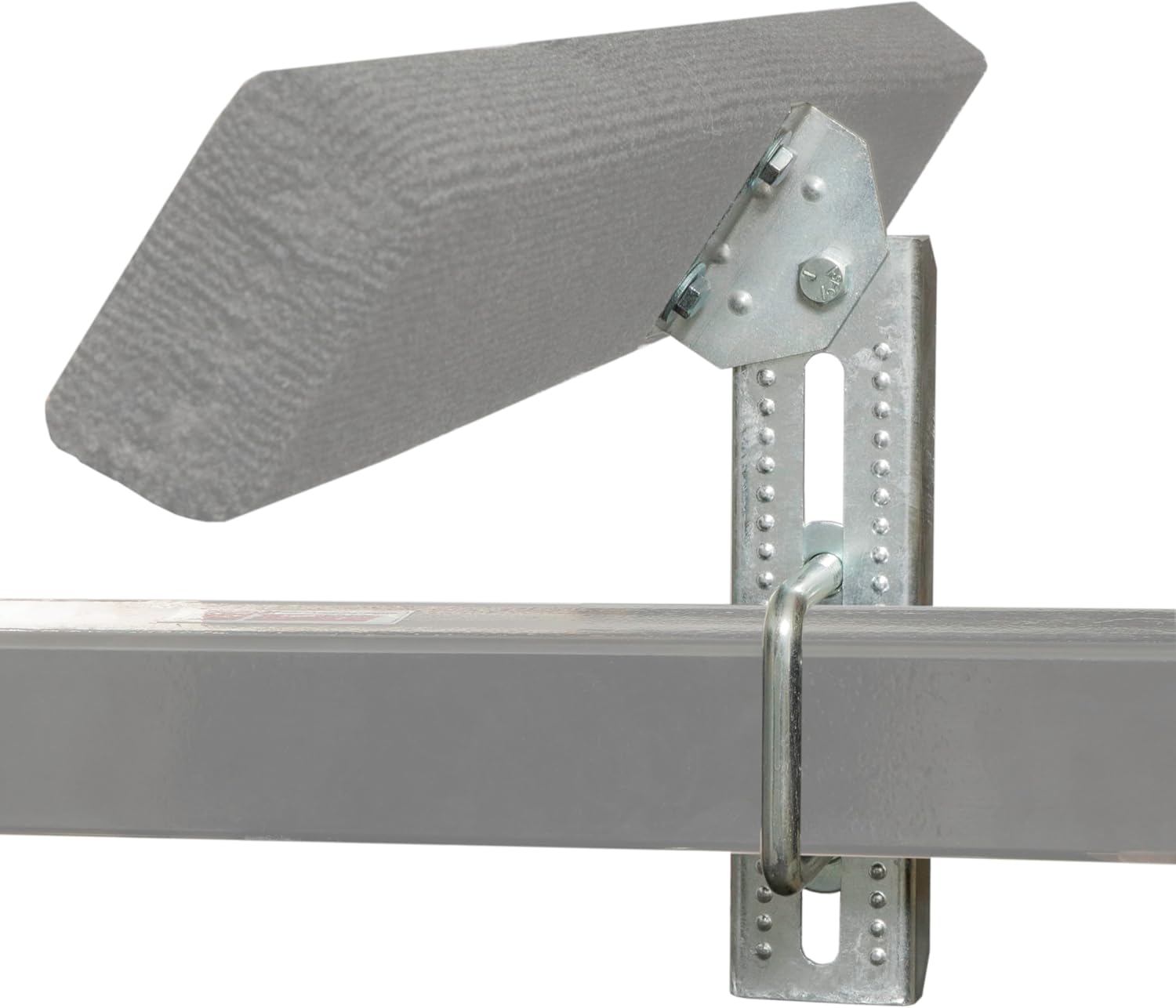 Extreme Max 3006.7052 10" Galvanized Swivel-Top Bunk Bracket with Hardware – 8-Pack – Fits 3" x 3" Boat Trailer Crossmembers