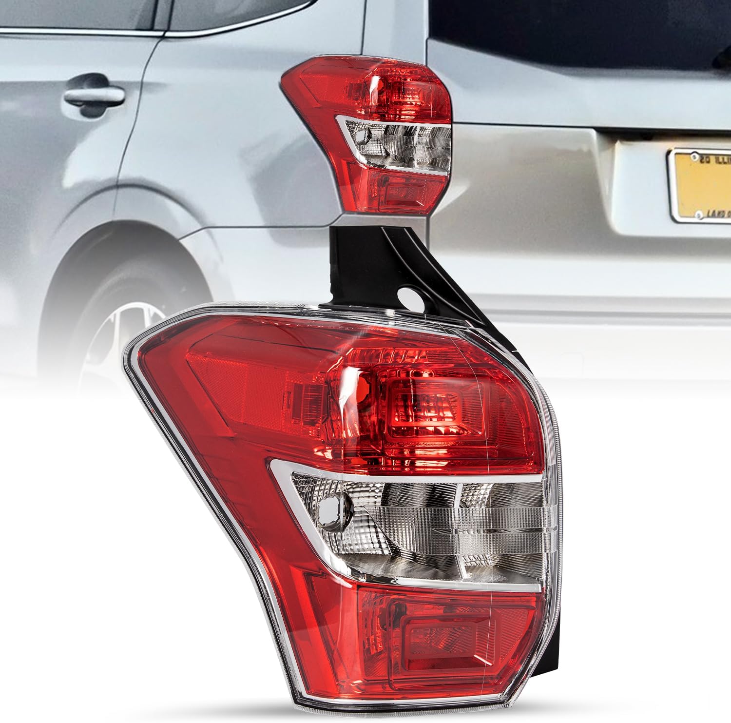 SOCKIR Tail Light Assembly Fit for 14-16 Subaru Forester Pickup Taillight Right Passenger Side