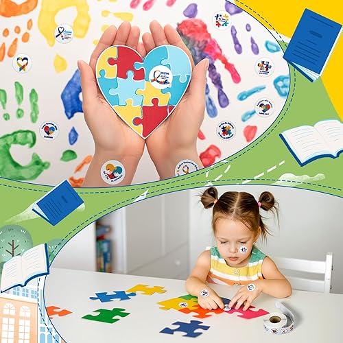 Miniatura 6 de Karenhi 1000 calcomanías de Pascua con texto en inglés He is resucitado para niños, en forma de rollo, calcomanías religiosas cristianas de Jesús,