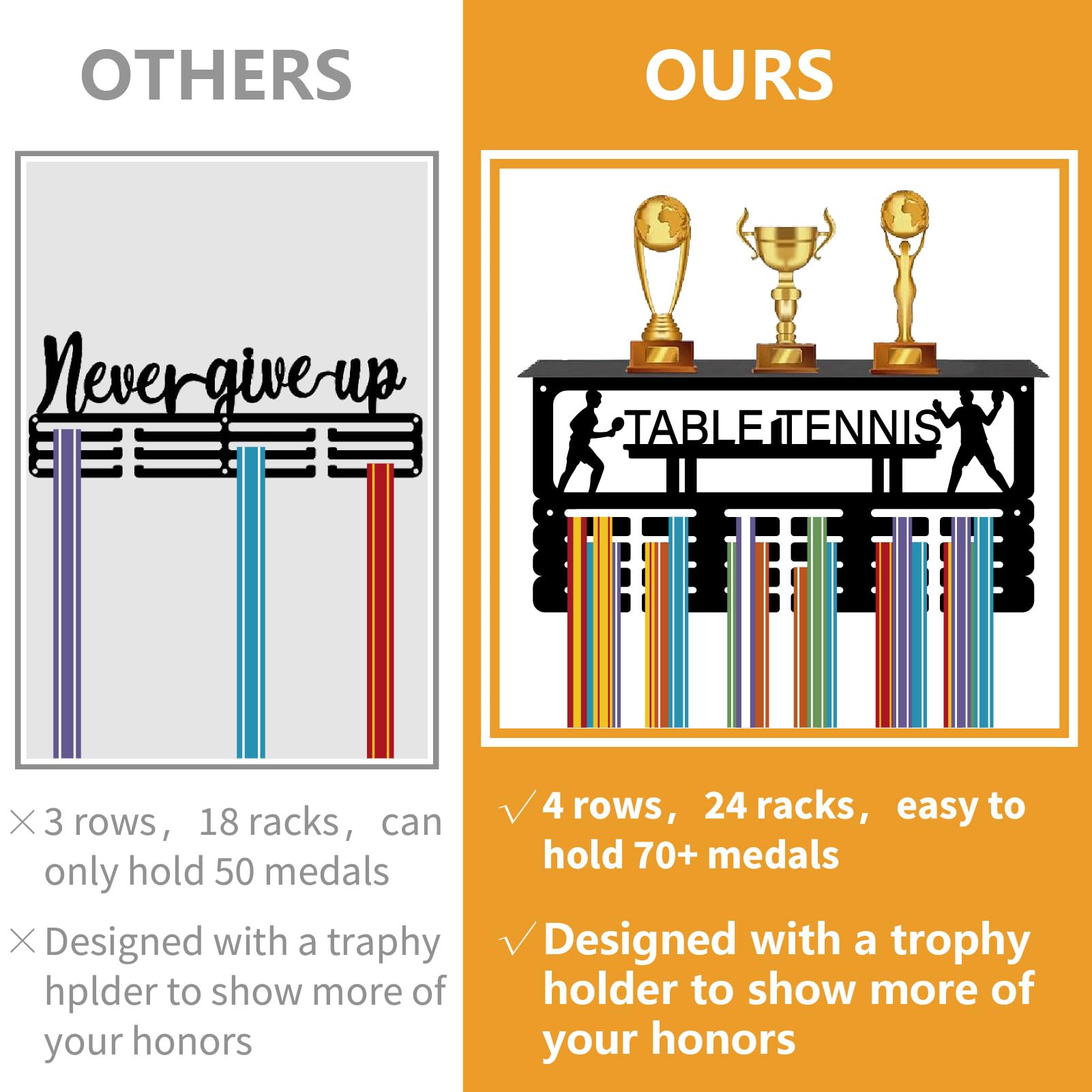 CREATCABIN Porte-édaille Natation Porte-édailles Sport Nageur Athlète