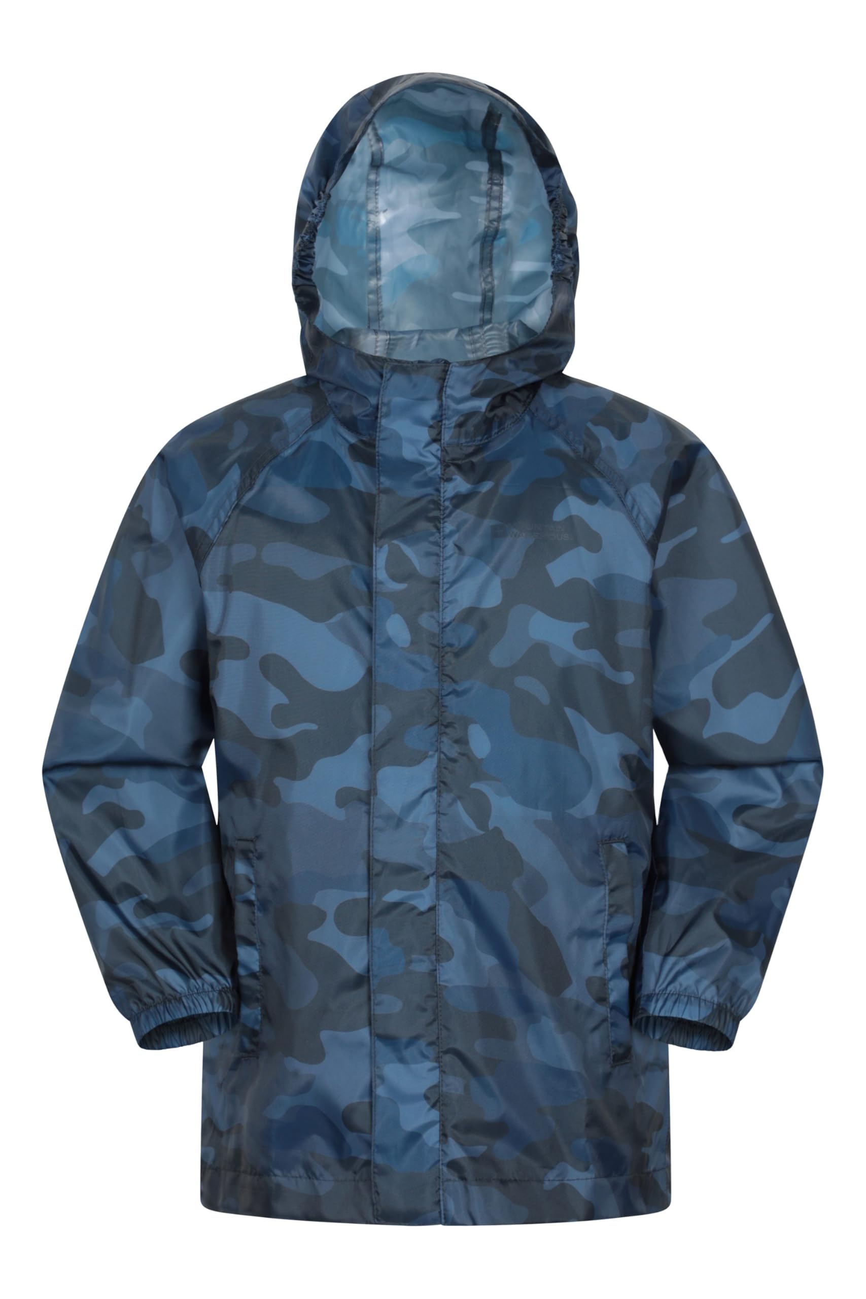 Printed Kids Waterproof Pakka Jacket - Blue