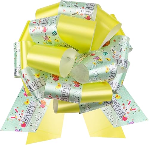 LeZakaa Lazo de regalo Lagre de 12 pulgadas, lazo para automóvil, lazo grande gigante para decoración de regalos de Pascua, lazo de vacaciones (1