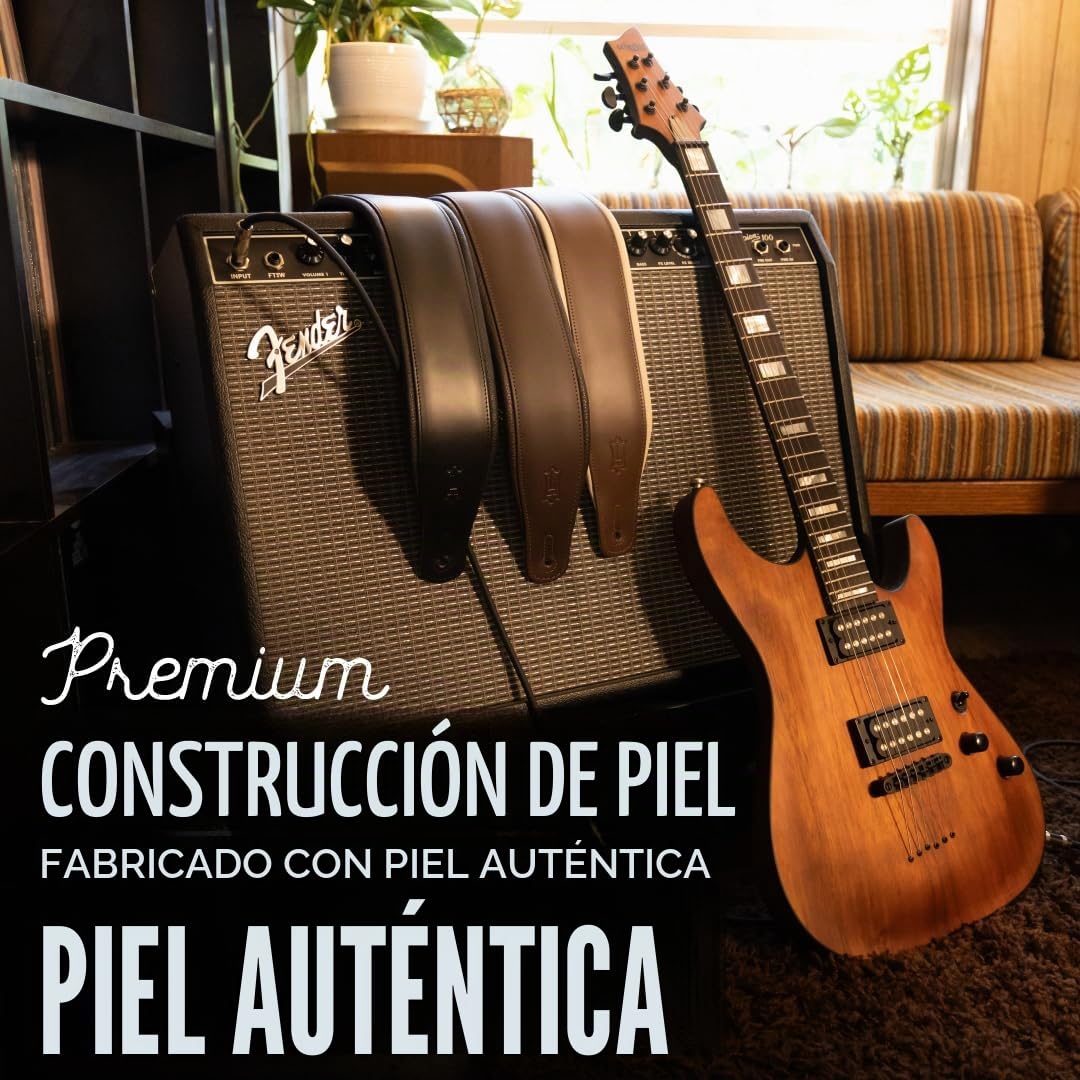 Levy's M26PD-BLK Correa de guitarra