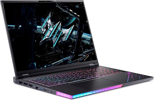 acer Predator Helios 18 AI (PH18-73-91MD) Gaming Laptop, 18 Inch WQXGA MiniLED IPS 250Hz Display, Intel Core Ultra 9 275HX, 64 GB RAM, 4 TB SSD, NVIDIA GeForce RTX 5080, Windows 11, QWERTZ Keyboard - 2