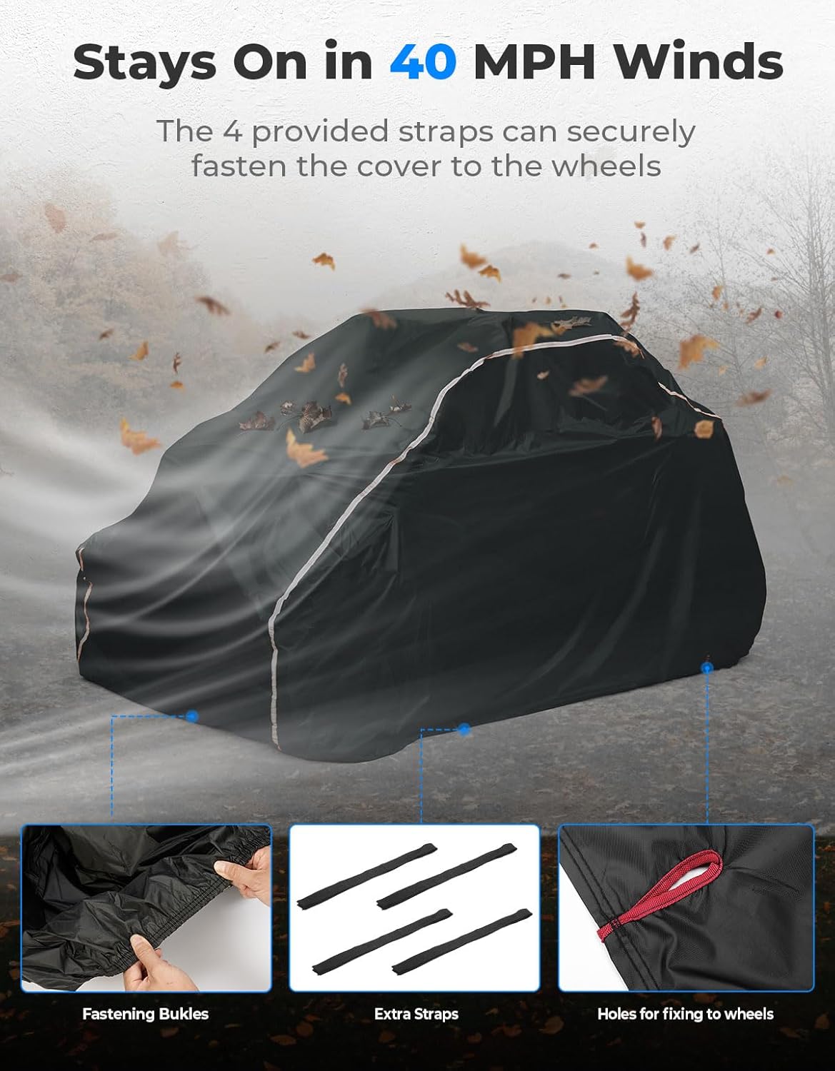 Ultimate All-Weather UTV Cover for 2-Seater Models: Fits Polaris Ranger XP 1000, Mule, Pioneer, and More
