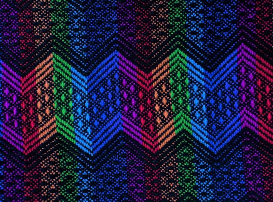 Alpaca Wool Blanket – Soft, Warm, Lightweight Throw for Bed or Sofa - Hypoallergenic Bed Throw (Black, Geometric)