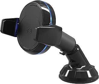 SCOSCHE MGQWDDP-XTET MagicGrip Sense and Grip Suction Cup Wireless Charging Mount