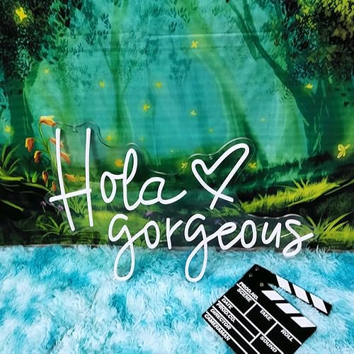 Miniatura 3 de Hola Gorgeous - Letrero de neón para boda, luz LED de neón, decoración de pared para dormitorio, salón de belleza, regalo de compromiso para ella,