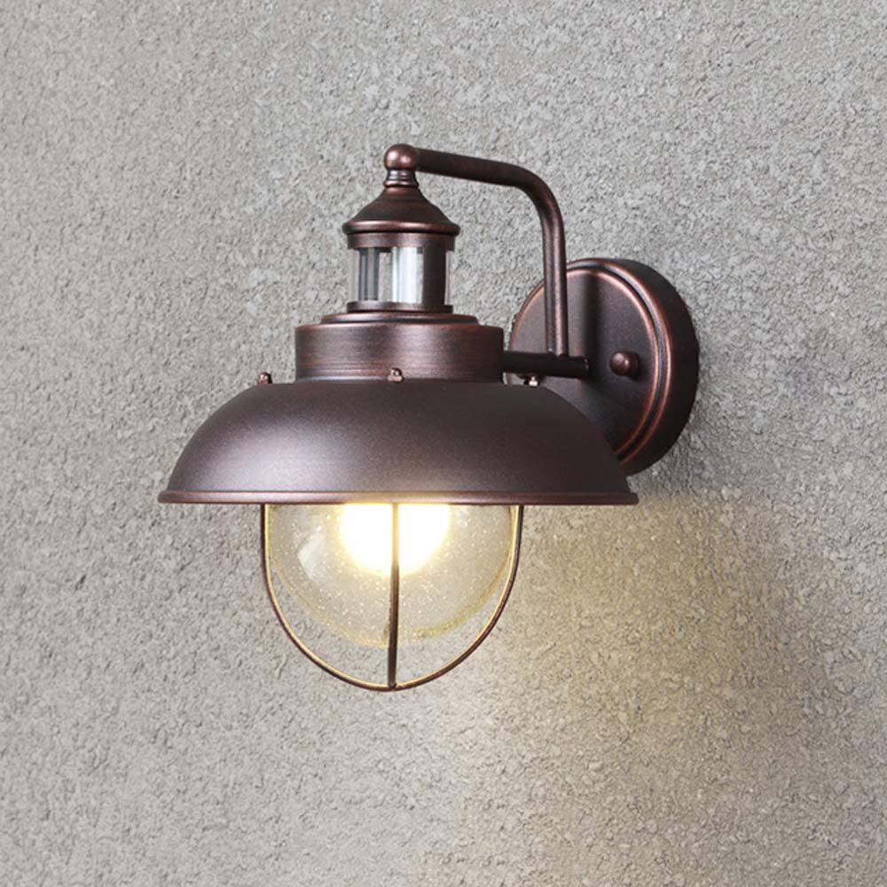 USMJQVZ American Farmhouse Outdoor Wall Sconce, Black Metal Outdoor Lighting Modern,Wall Lighting, Porch Light, Patio Décor, Outdoor Light Fixture,