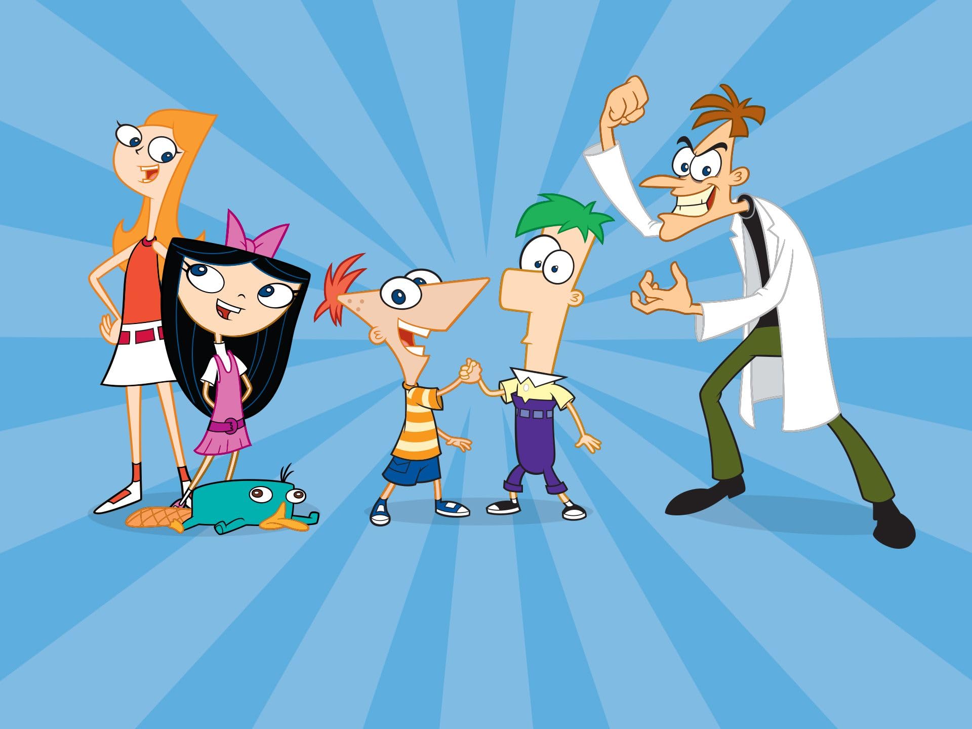 The Cast of Phineas and Ferb