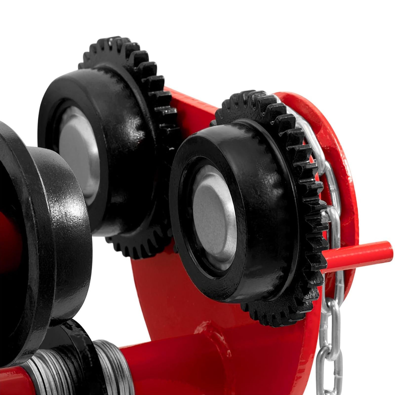 Steinberg Systems Carro para Polipasto Carrito SBS-RT-3000C (Capacidad de Carga: 3.000 kg, Rango de Ajuste: 90-130 mm, Acero al Carbono)