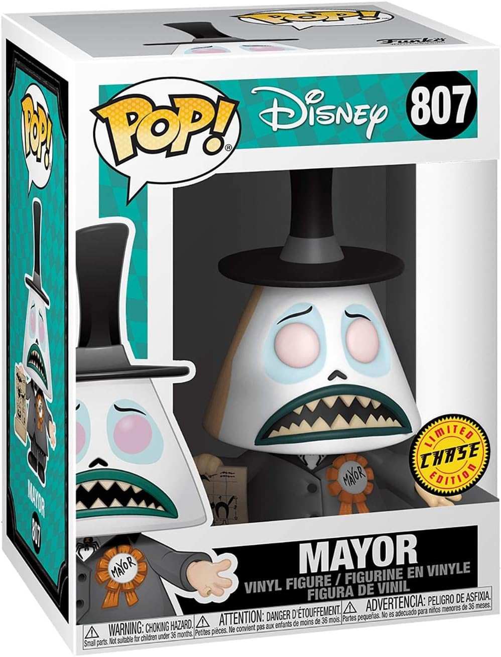 Funko POP! Disney Nightmare Before Christmas Mayor 3.75" Chase Variant Vinyl Figure