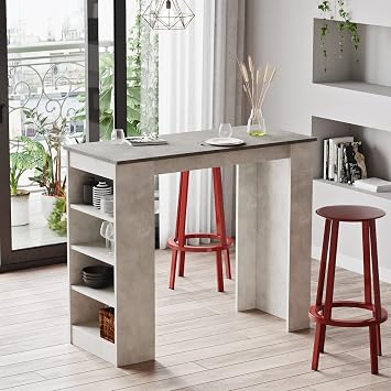 Style Bar Masas  ST1-GT Mutfak Yemek Masas  Beton-Ta
