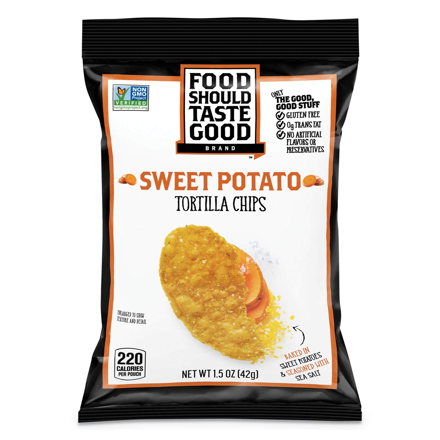 Food Should Taste Good Tortilla Chips, Sweet Potato, 1.5 Oz (Pack of 24) Grocery Food Should Taste Good Tortilla Chips, Sweet Potato, 1.5 Oz (Pack of 24) Grocery