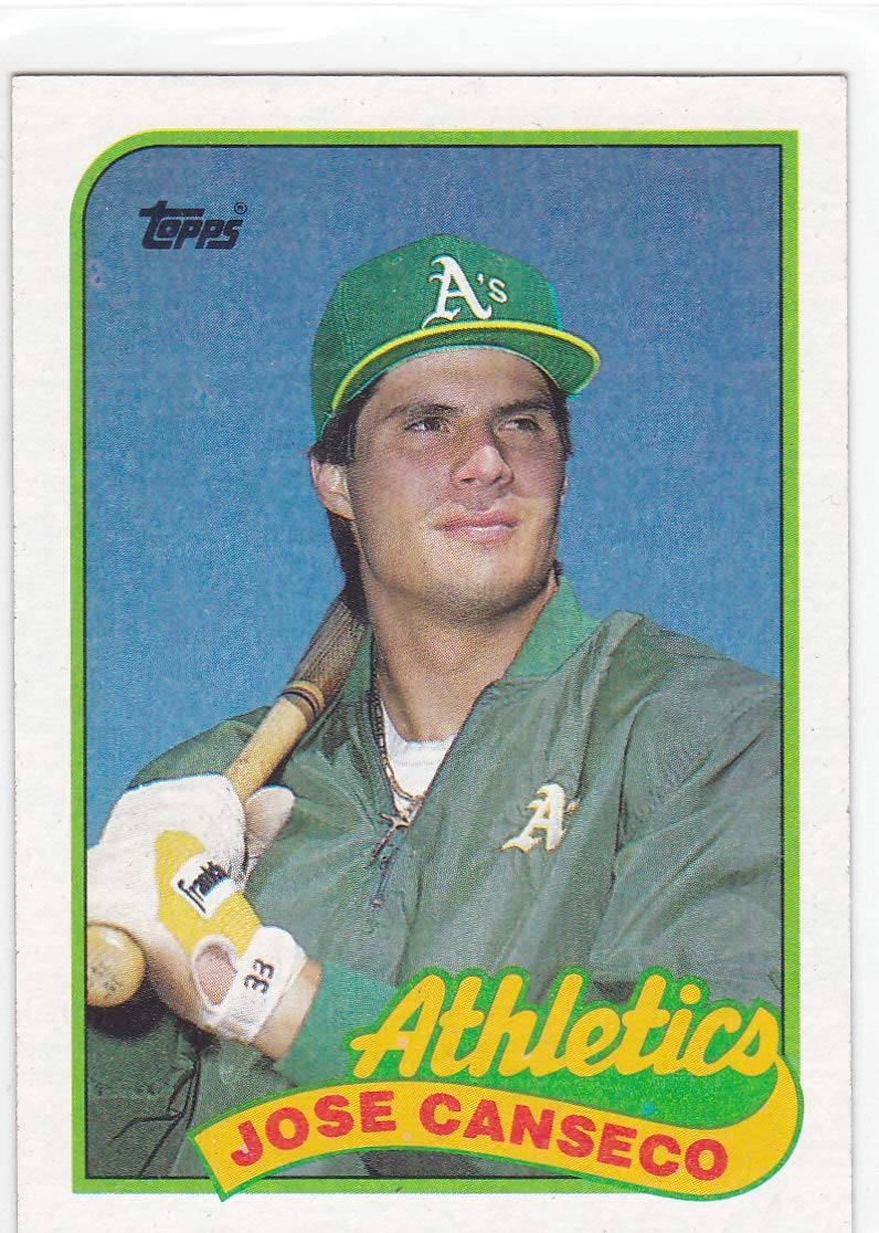 Amazon.com: 1989 TOPPS JOSE CANSECO RC ROOKIE CARD : Sports & Outdoors